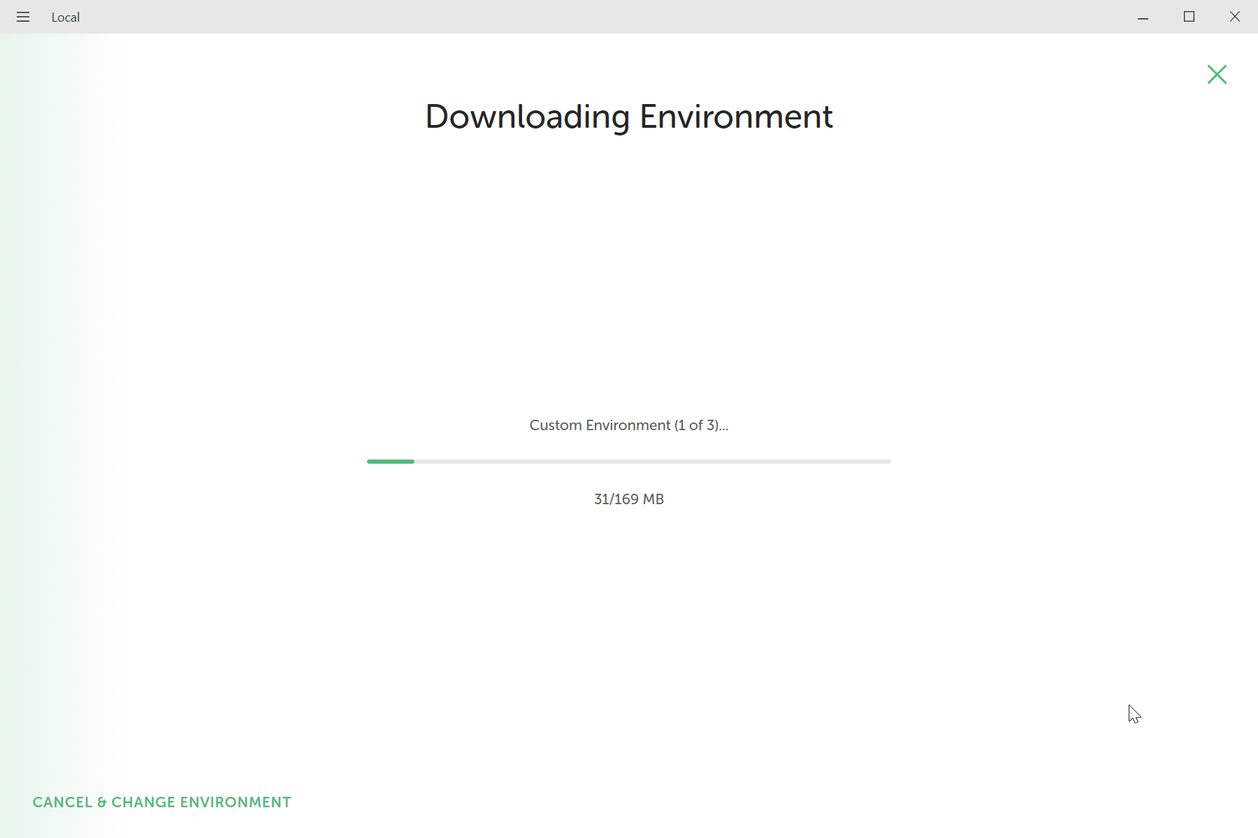 Downloading Environment